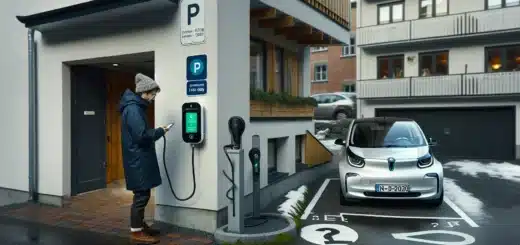 Homeowner rents oslo parking space with ev charger to arriving commuter