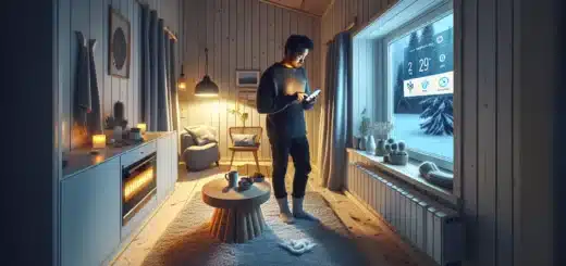 Norwegian homeowner uses smart controls and night ev charging during winter