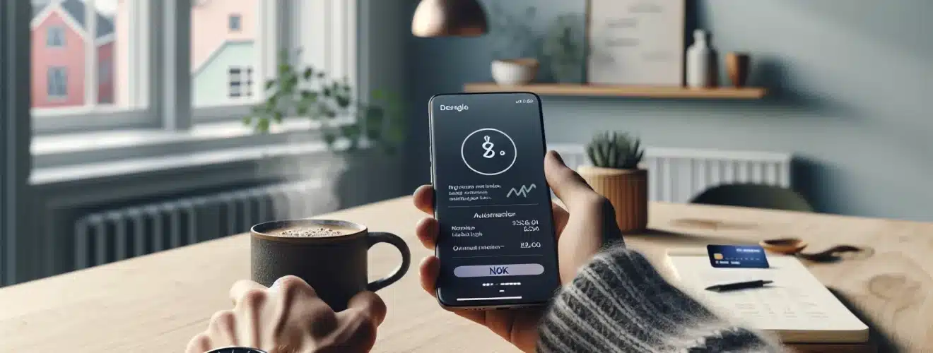 Norwegian professional reviews automated saving and investing app with round ups and goals