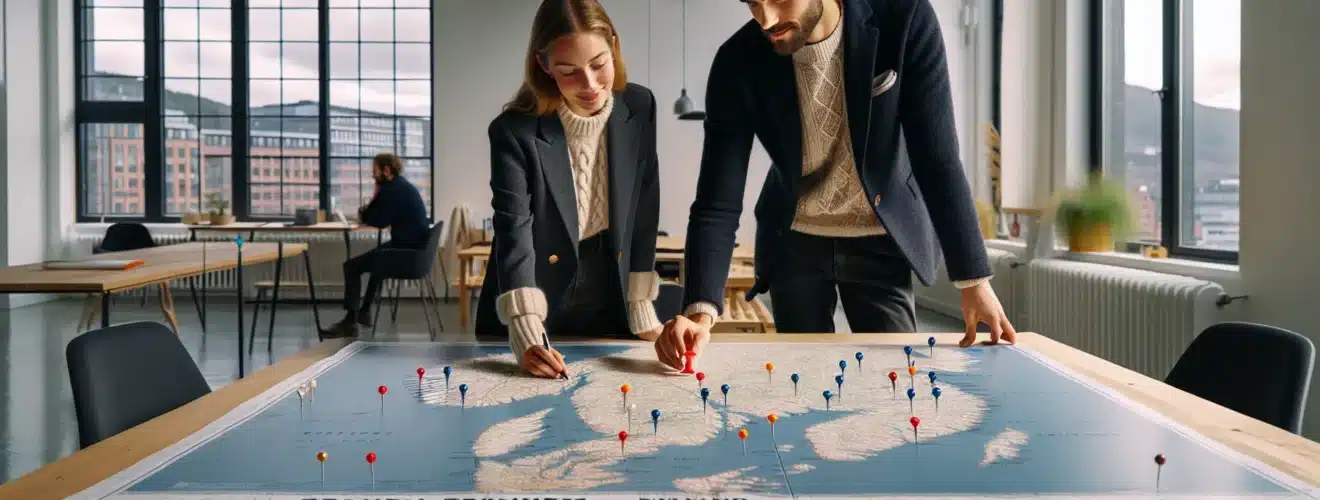 Two entrepreneurs map the best norwegian cities to start a small business